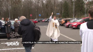 U kostela Sv. Anny v Havířově je konečně parkoviště