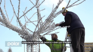 Karvinou vánočně zkrášlí i dva LED stromy