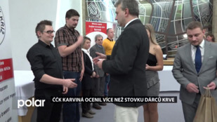 ČČK Karviná ocenil více než stovku dárců krve