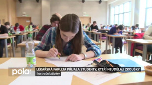 Lékařská fakulta přijala studenty, kteří neudělali zkoušky