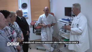 V Havířově mohou odhalovat nádory díky přístroji od dárce