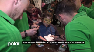 MFK Karviná uspořádal charitativní vánoční jarmark