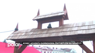 Konec adventu doprovodil živý betlém na náměstí