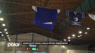 Hokejisté vzdali hold Petru Kneblíkovi