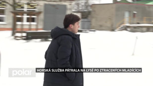 Horská služba pátrala na Lysé po ztracených mladících