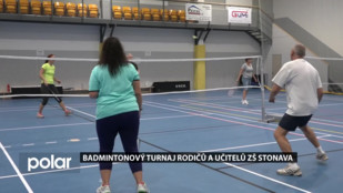 Badmintonový turnaj rodičů a učitelů ZŠ Stonava