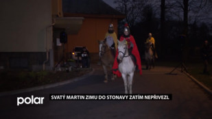 Svatý Martin zimu do Stonavy zatím nepřivezl