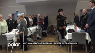 Krojovaní horníci oslavili svátek své patronky