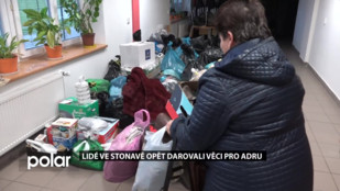 Lidé ve Stonavě opět darovali věci pro ADRU