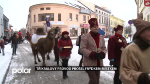 Tříkrálový průvod prošel Frýdkem-Místkem