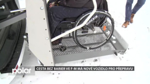 Cesta bez barier F-M má nové vozidlo pro přepravu