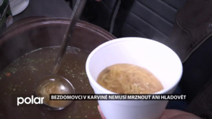 Bezdomovci v Karviné nemusí mrznout ani hladovět