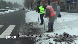 Městům začínají chybět veřejně prospěšní pracovníci