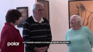 Známý karvinský výtvarník Kodeš opět vystavuje