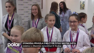 Stonožka přivezla z MS čtyři tituly mistrů světa