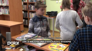 Lekcja biblioteczna o książkach G. Kasdepke