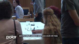 Město dává lidem k dispozici dvě stě tisíc