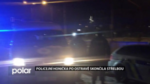 Policejní honička po Ostravě skončila střelbou