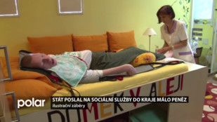 Stát poslal na sociální služby do kraje málo peněz