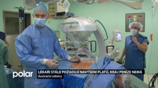 Lékaři stále požadují navýšení platů, kraj peníze nemá