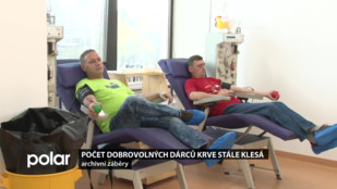 Počet dobrovolných dárců krve stále klesá