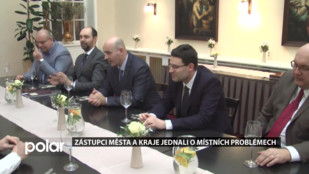 Zástupci města a kraje jednali o místních problémech