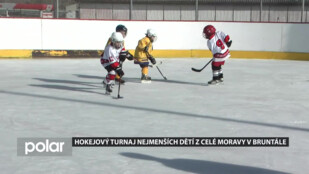 Hokejový turnaj nejmenších dětí z celé Moravy v Bruntále