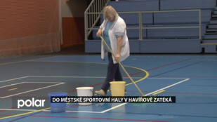 Do Městské sportovní haly v Havířově zatéká