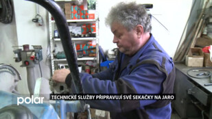 Technické služby Frýdku-Místku připravují sekačky na jaro