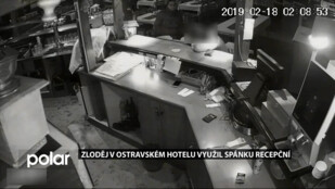 Zloděj v ostravském hotelu využil spánku recepční