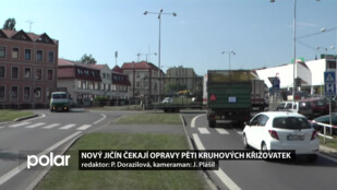 Nový Jičín čekají opravy pěti kruhových křižovatek