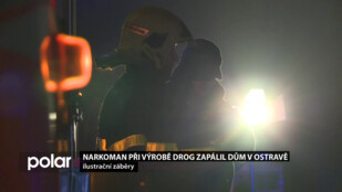 Narkoman při výrobě drog málem zapálil dům v Ostravě