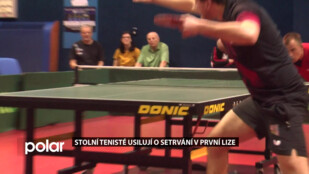 Stolní tenisté usilují o setrvání v první lize