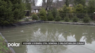 Vodník v rybníku stál seniora z Orlové málem zdraví