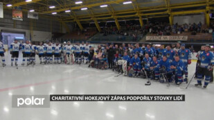 Charitativní hokejový zápas podpořily stovky lidí