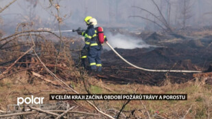 V celém kraji začíná období požárů trávy a porostu