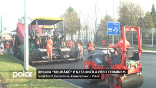 Oprava “kruháků” v Novém Jičíně skončila před termínem