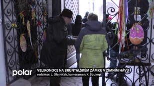 Velikonoce na bruntálském zámku v zimním hávu