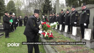 Krojovaní horníci si připomněli neštěstí na Dole Gabriela