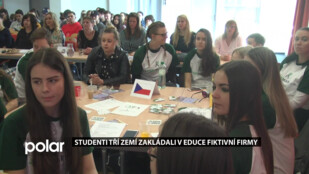 Studenti tří zemí zakládali v Educe fiktivní firmy