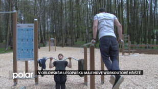 V orlovském lesoparku mají nové workoutové hřiště