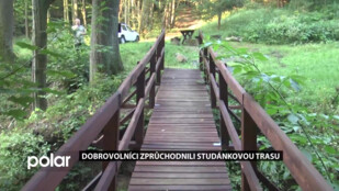 Dobrovolníci zprůchodnili Studánkovou trasu