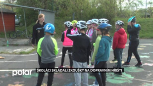 Školáci skládali zkoušky na dopravním hřišti