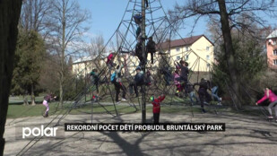 Rekordní počet dětí probudil bruntálský park