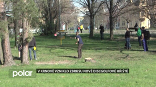 V Krnově vzniklo zbrusu nové discgolfové hřiště