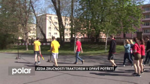 Jízda zručnosti traktorem v Opavě potřetí