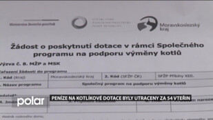 Peníze na kotlíkové dotace byly utraceny za 54 vteřin