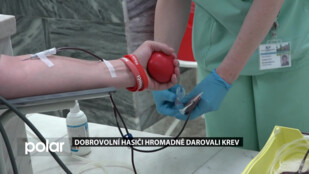 Dobrovolní hasiči hromadně darovali krev