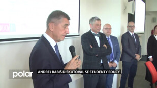 Andrej Babiš diskutoval se studenty Educy