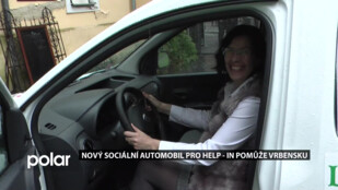 Nový sociální automobil pro Help-In pomůže na Vrbensku